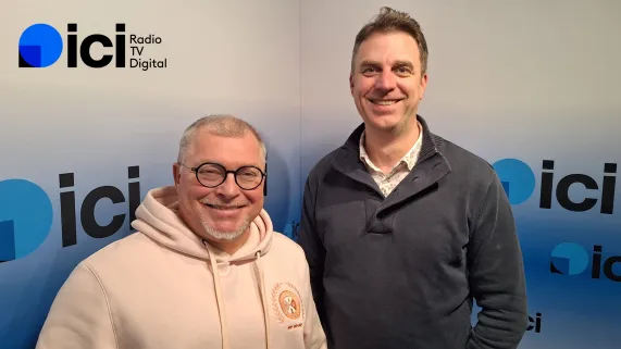 Frédéric Viallet et François Pelleray, animateurs d'ICI matin Lorraine Moselle et Pays Haut