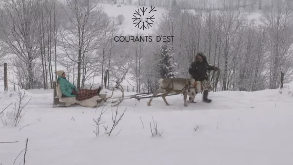 Courants d'Est - un hiver au lac blanc - crédit FTV Courants d'Est - un hiver au lac blanc - crédit FTV