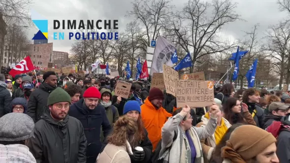 Dimanche en politique - Réforme des retraites -  CREDIT FTV Dimanche en politique - Réforme des retraites -  CREDIT FTV