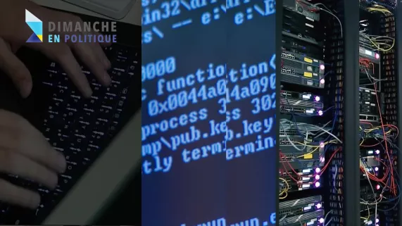 Cyberattaques : la menace invisible - Dimanche en politique - crédit FTV Cybersécurité : lutte contre la menace de cyberattaque, ce danger informatique souvent invisible
