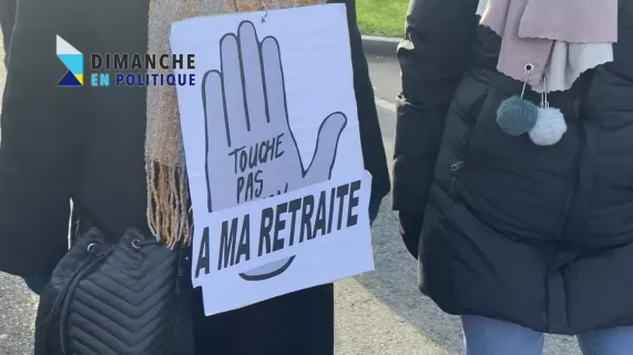 Dimanche en politique Europe 19/02/2023 - retraite -  CREDIT FTV Dimanche en politique Europe 19/02/2023 - retraite -  CREDIT FTV