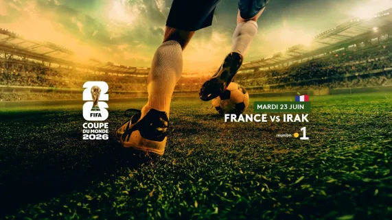 Sur Réunion la 1ère, préparez-vous à vibrer devant le grand choc des Bleus ! Une rencontre au sommet et particulièrement attendue par tous les passionnés de football. 🌟👀 FRANCE 🆚 IRAK mardi 23 juin 2026 à 🏟️ En direct du stade de Philadelphie