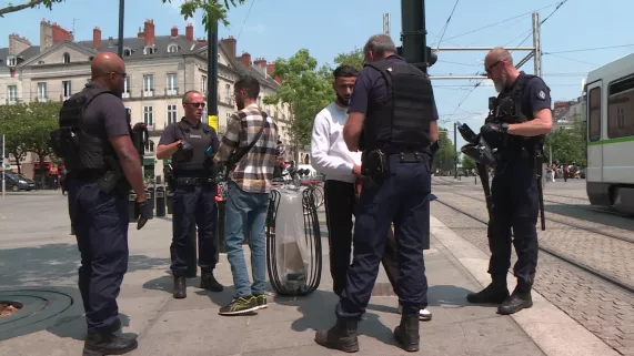 contrôle de police