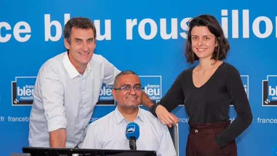 L'équipe de France Bleu Roussillon (c) France Bleu