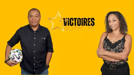 Evènement LES VICTOIRES DU SPORT 2024 EN DIRECT DE LA CITE DES ARTS SUR REUNION LA 1ERE Présentation : Johnny Lerivain & Yaëlle Trules Vendredi 7 mars 2025 à 20.50