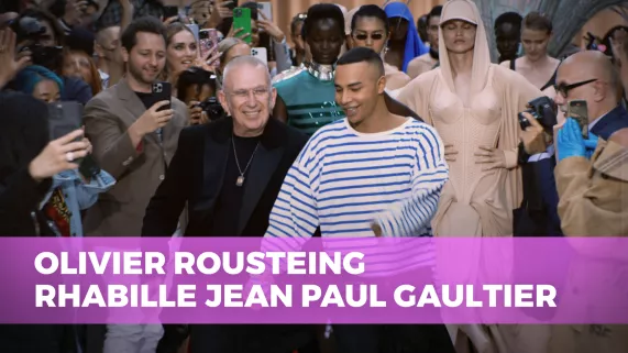 Olivier Rousteing rhabille Jean Paul Gaultier © BANGUMI-DERALF