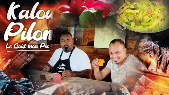 KALOU PILON - Saison 3 -Episode 5  KALOU PILON / Saison 3 EPISODE 5 : Cette semaine, Lucay nous invite à manger du côté de St Joseph et les bons produits péi sont au rendez-vous. Il met à  l’honneur le zandouille péi, un des emblèmes de la charcuterie Réunionnaise, à déguster sous différentes recettes.