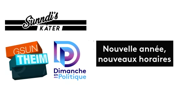 Nouvelle année, nouveaux horaires