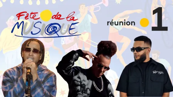 Dimanche 21 juin, Réunion La 1ère se transforme en la plus grande salle de spectacle de l'océan Indien ! Pour célébrer la Fête de la Musique, pas besoin de billet : nous vous offrons un pass VIP pour vibrer au rythme de trois lives exceptionnels. De l'émotion pure de Barth sur la scène mythique de La Cigale à Paris, jusqu'à la chaleur incandescente du show de DJ Sebb au Sakifo, sans oublier l'énergie dancehall explosive de Blaiz Fayah, préparez-vous à une soirée 100 % intense. On s'occupe du spectacle, vous