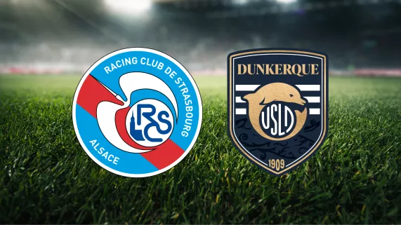 FOOT 32es finale coupe de France - RACING CLUB STRASBOURG USL DUNKERQUE