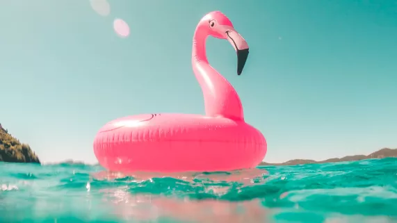 Série de l'été PDL Bouée flamant rose