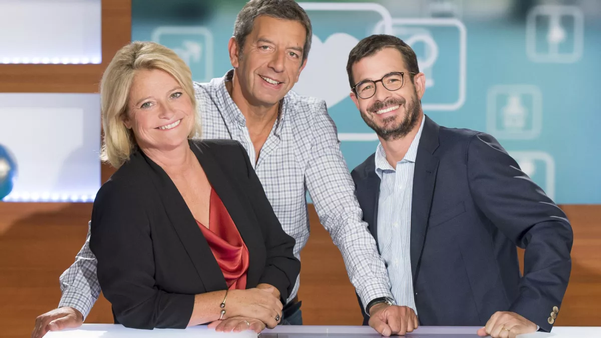 Marina Carrère d'Encausse, Michel Cymes, Benoît Thevenet Le magazine de la santé