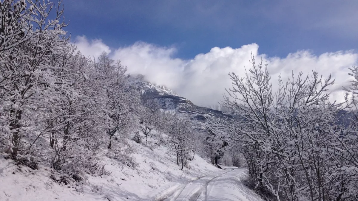 Le pays des Ecrins © JC. Victor Paysage sous la neige