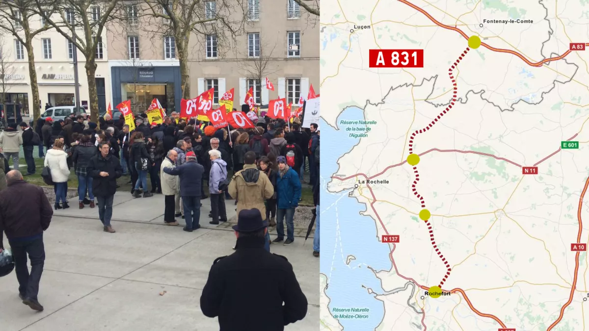 Manifestation à La Roche-sur-Yon contre la loi El Khomri ©Damien Raveleau - Carte A831 Manifestation à La Roche-sur-Yon contre la loi El Khomri ©Damien Raveleau - Carte A831