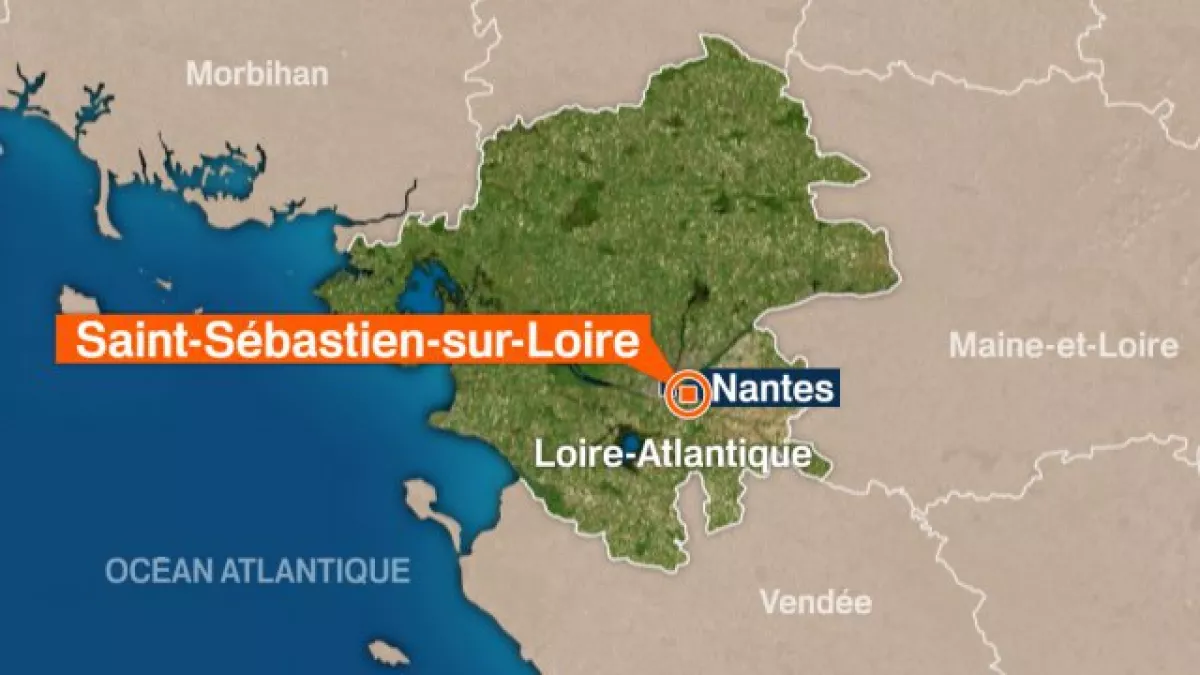 Carte Saint-Sébastien-sur-Loire Carte Saint-Sébastien-sur-Loire