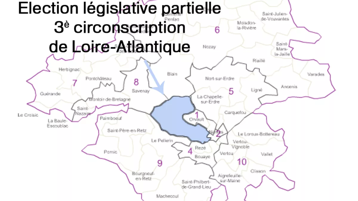 Carte législative partielle 3è circonscription L-A Carte législative partielle 3è circonscription L-A