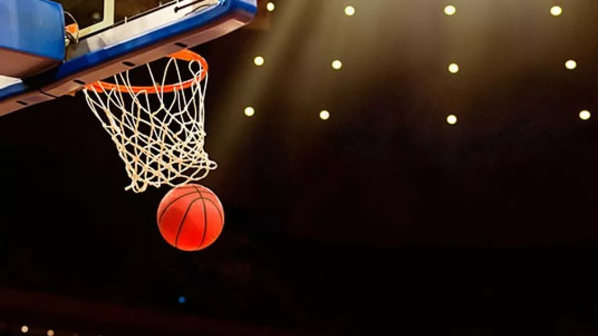 1ère FINALE PLAY OFFS DE BASKET BALL EN RADIO Panier de basket ball