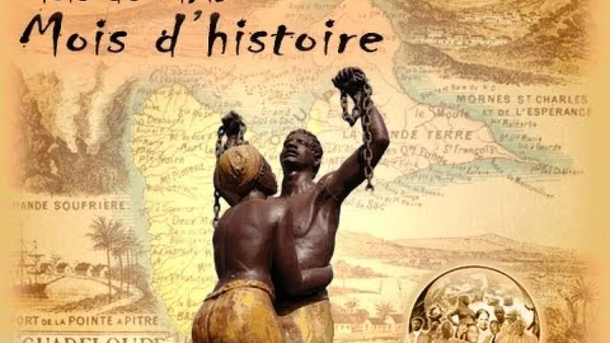 COMMÉMORATION DE L'ABOLITION DE L'ESCLAVAGE Visuel mois de mai/mois d'histoire @youtube.com