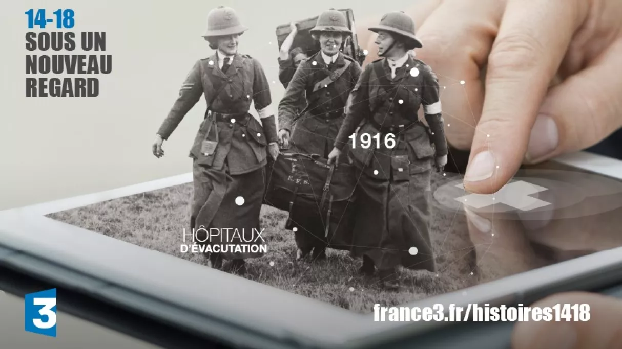 14-18 Sous un nouveau regard - crédit FTV 14-18 Sous un nouveau regard