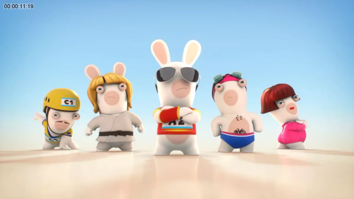 1 minute 1 Sport : les Lapins Crétins consultants très spéciaux pour les JO Lapins crétins : 1 minutes 1 Sport