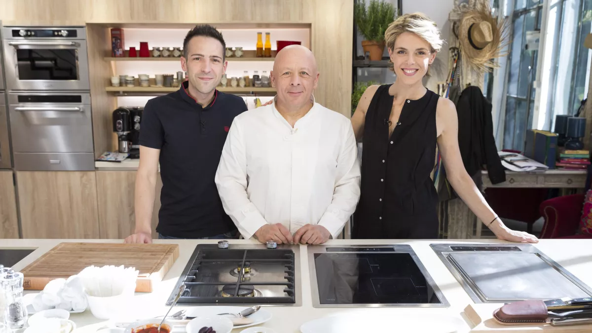dans la cuisine Les carnets de Julie avec Thierry Marx