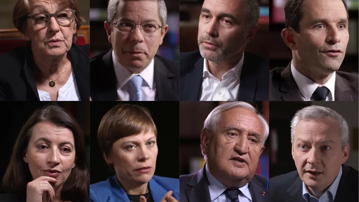 (De haut en bas et de gauche à droite) Marylise Lebranchu, Michel Bettan, Gilles Boyer, Benoît Hamon, Cécile Duflot, Audrey Linkenheld, Jean-Pierre Raffarin, Bruno Le Maire. © DR CES CONSEILLERS QUI NOUS GOUVERNENT