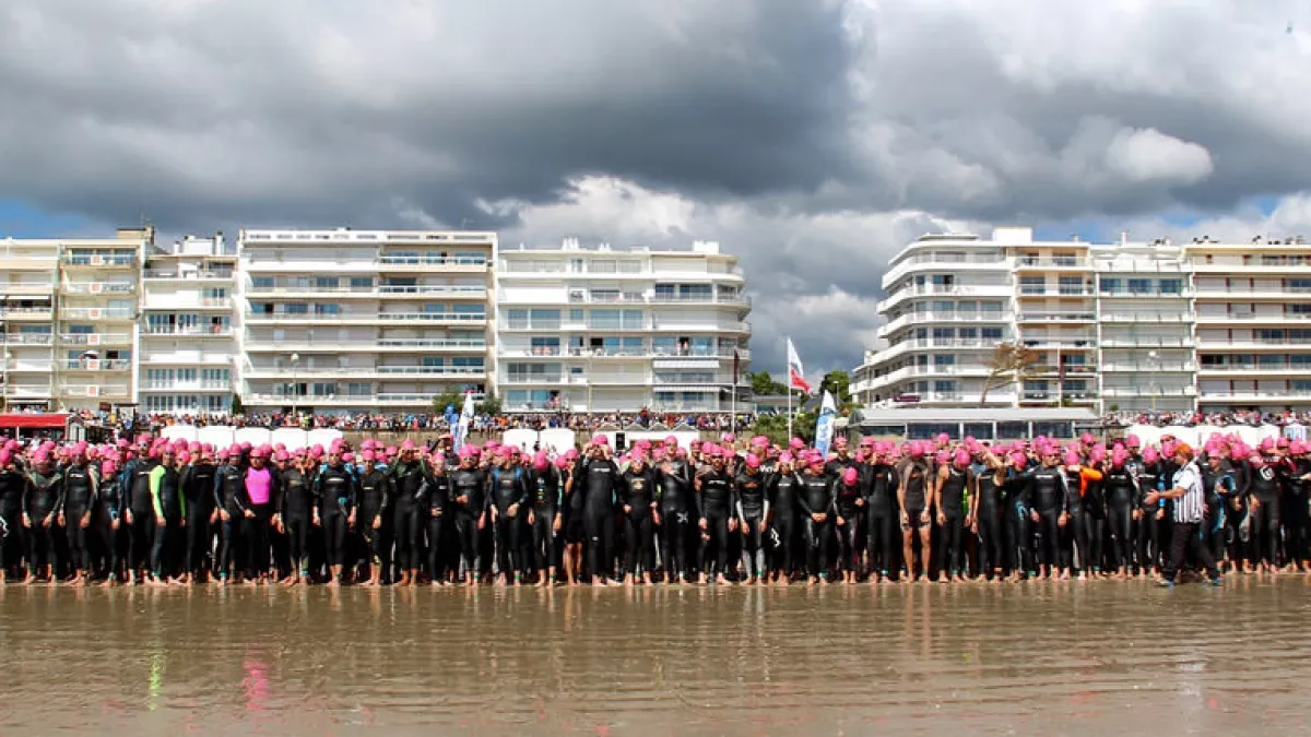 Départ Triathlon Audencia La Baule Départ Triathlon Audencia La Baule