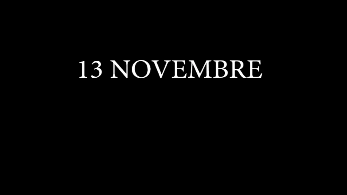 13 novembre 13 novembre