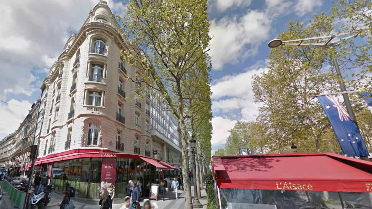 Maison de l'Alsace à Paris - capture écran Google Maps Maison de l'Alsace à Paris