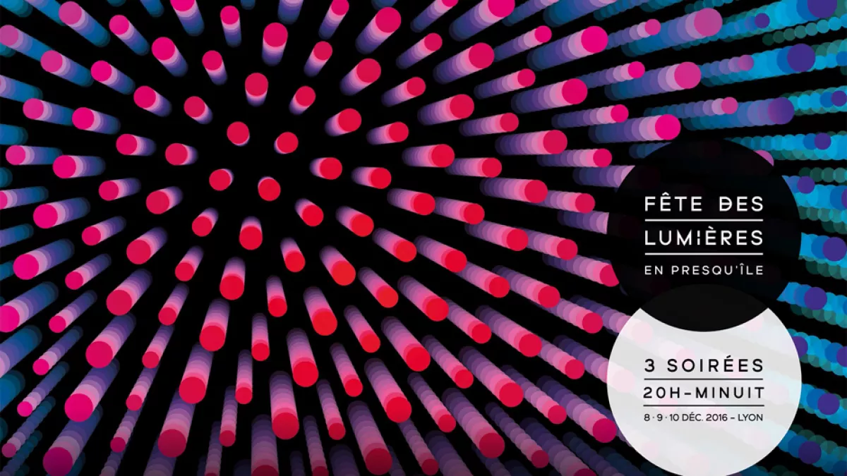 DR Affiche Fête des Lumières à Lyon 2016