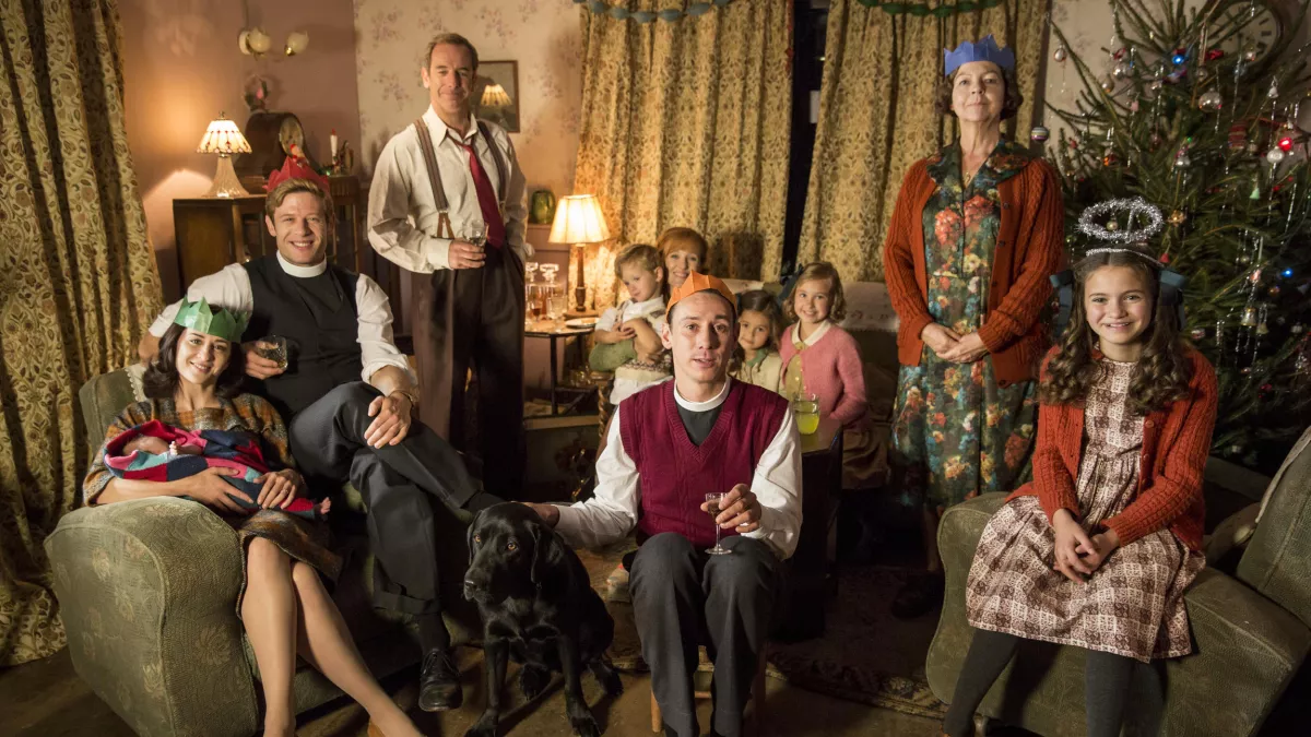 (C) ITV Plc et KUDOS - photographe : Colin Hutton GRANTCHESTER CHRISTMAS SPECIAL (indisponibles avant le 07/12/2016)