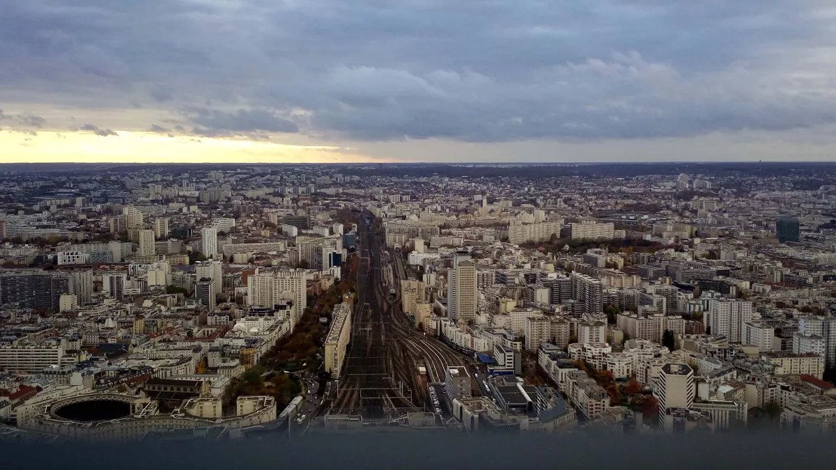 Vue de la tour Montparnasse Vue de la tour Montparnasse
