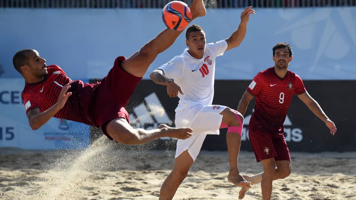 FRANCISCO LEONG / AFP Beach Soccer Worldcup FIFA 2015