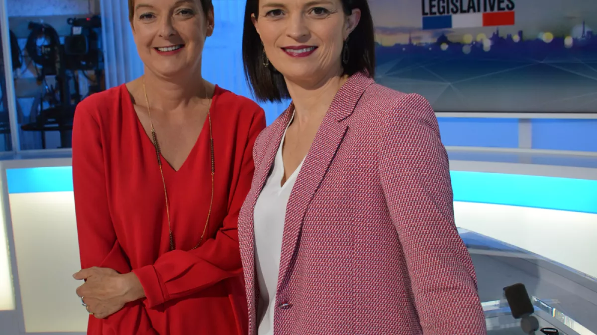 Christine Vilvoisin et Virginie Charbonneau ©FTV Christine Vilvoisin et Virginie Charbonneau ©FTV