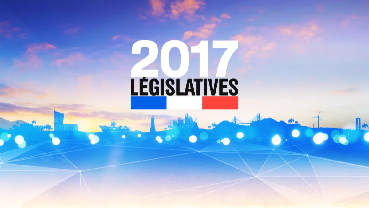1ER TOUR DES ÉLECTIONS LÉGISLATIVES 2017 visuel de l'événement @FTV