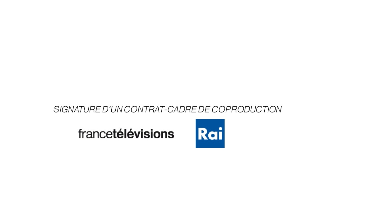 Signature d'un accord cadre RAI France Télévisions