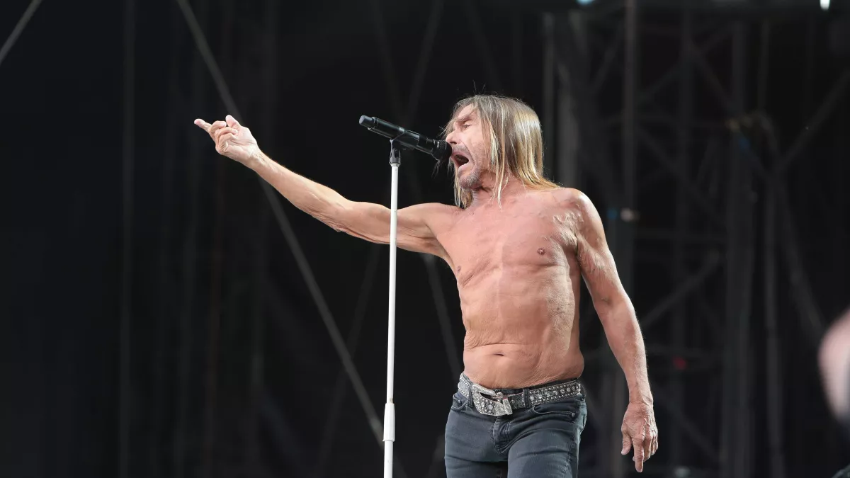© Gilles Scarella / FTV Iggy Pop au festival Rock en Seine 2016 / Monte le son, France 4