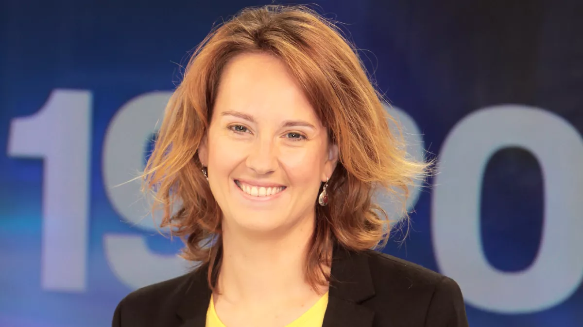Cathy Colin, le nouveau visage de votre week-end ! Cathy Colin, journaliste présentatrice