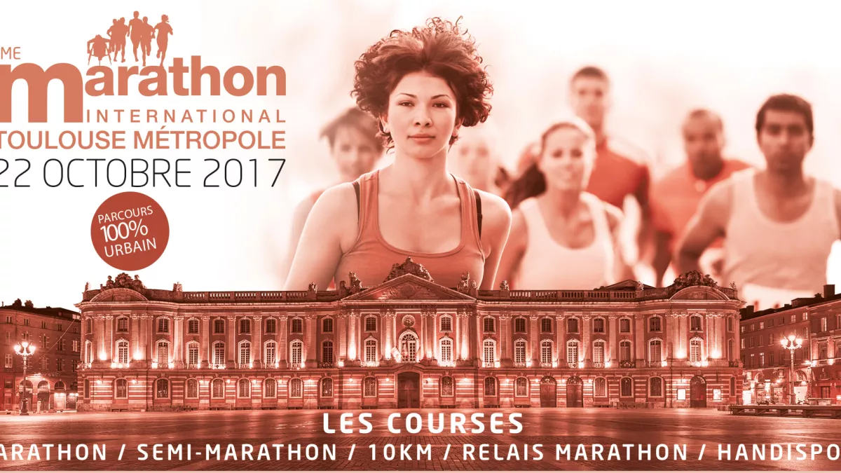 Affiche officielle Marathon de Toulouse Affiche officielle Marathon de Toulouse