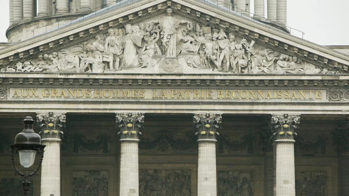 Façade du Panthéon Façade du Panthéon