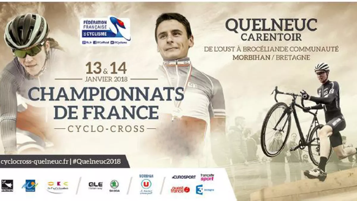 affiche Championnats de france de cyclo cross 2018 affiche Championnats de france de cyclo cross 2018