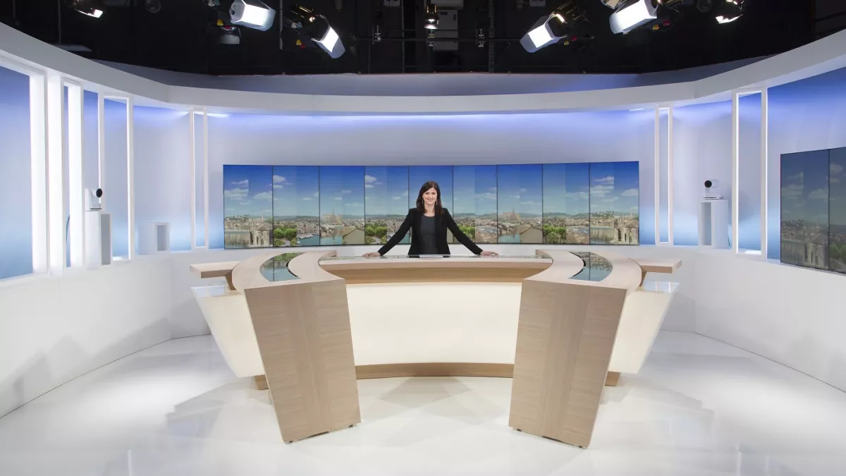 Jacqueline Pozzi © Matthieu COLIN Jacqueline Pozzi sur le nouveau plateau du 19/20 Côte d’Azur