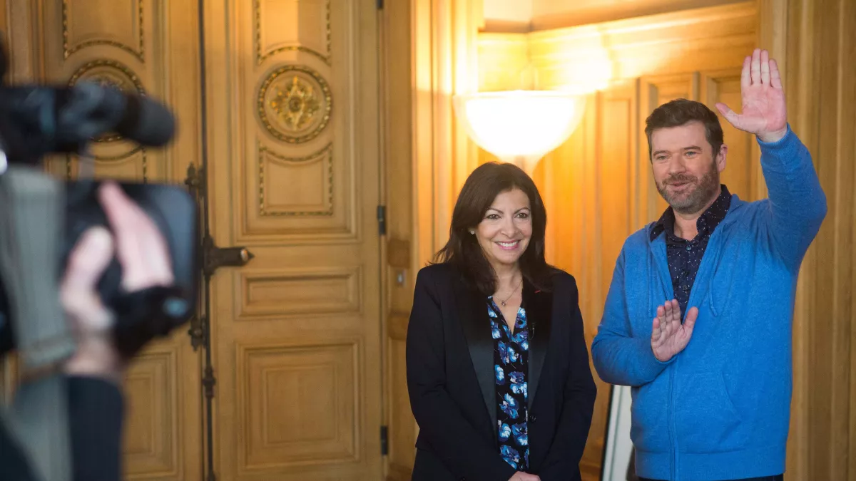 Anne Hidalgo & Yvan Hallouin © JBGurliat Anne Hidalgo & Yvan Hallouin © JBGurliat