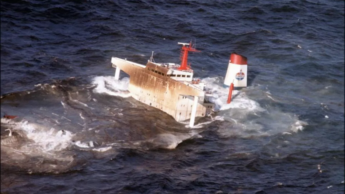 Le naufrage de l'Amoco Cadiz - DR Le naufrage de l'Amoco Cadiz