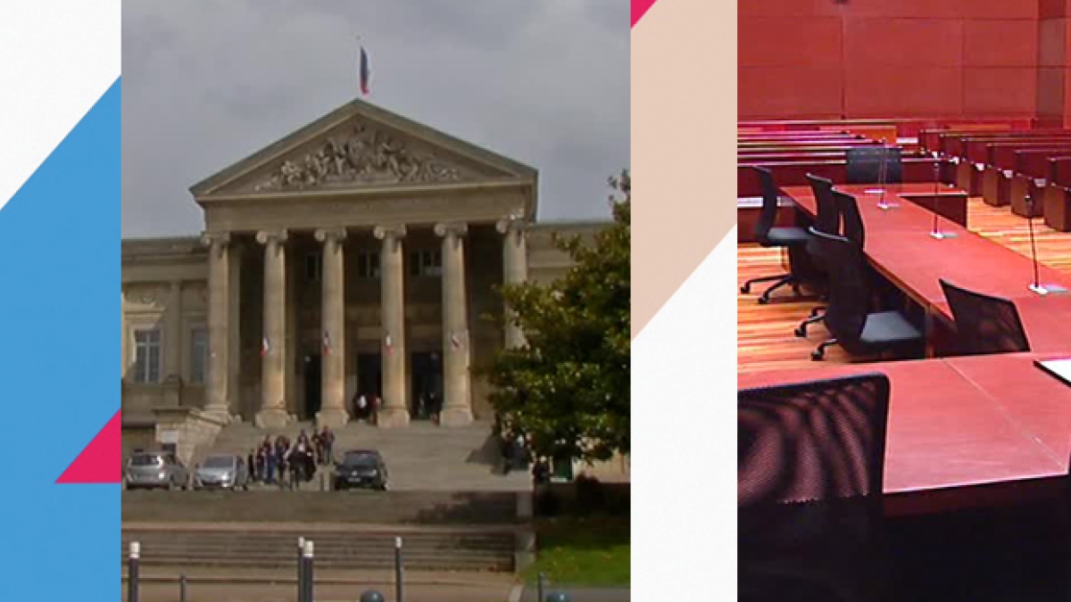 Palais de justice d'Angers et Nantes