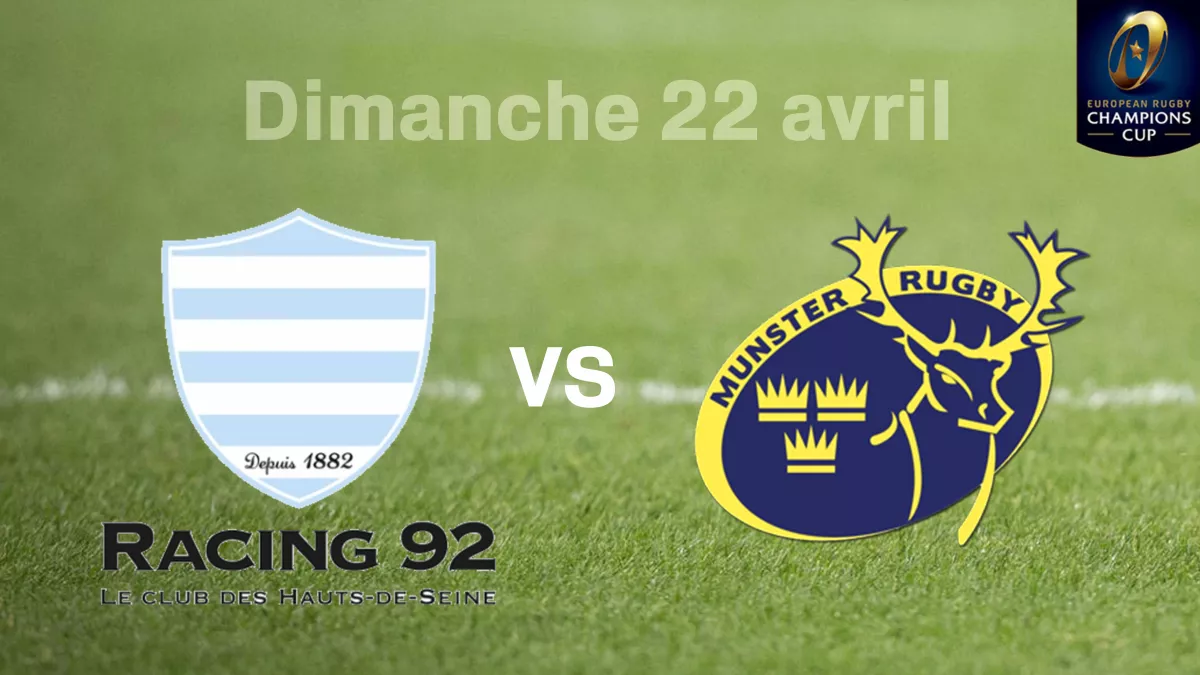 CHAMPIONS CUP - RACING 92 VS MUNSTER CHAMPIONS CUP - RACING 92 VS MUNSTER