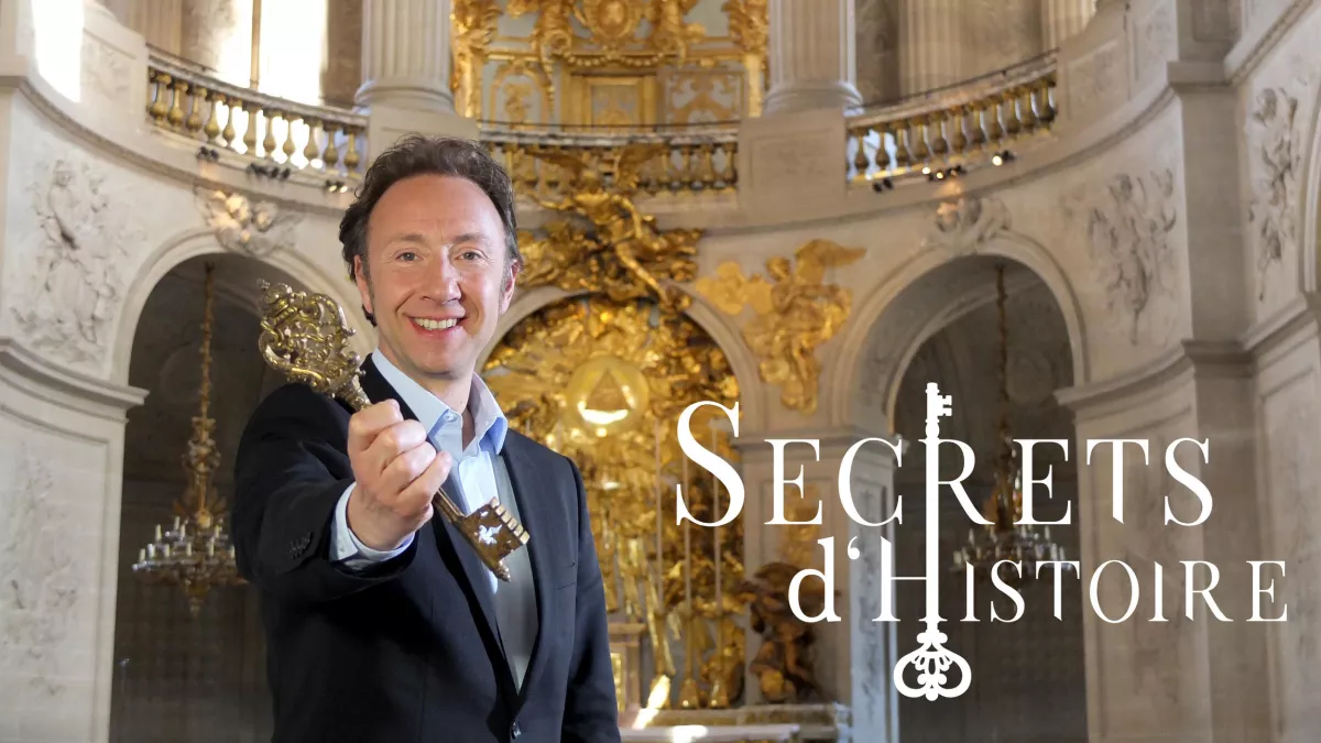 © Laurent MENEC Portrait de Stéphane Bern pour illustrer la collection Secrets d'histoire