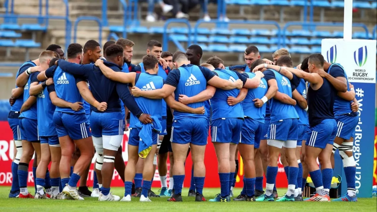 France / Géorgie 3 juin 2018 / © MaxPPP / Michel Clementz joueurs de rugby