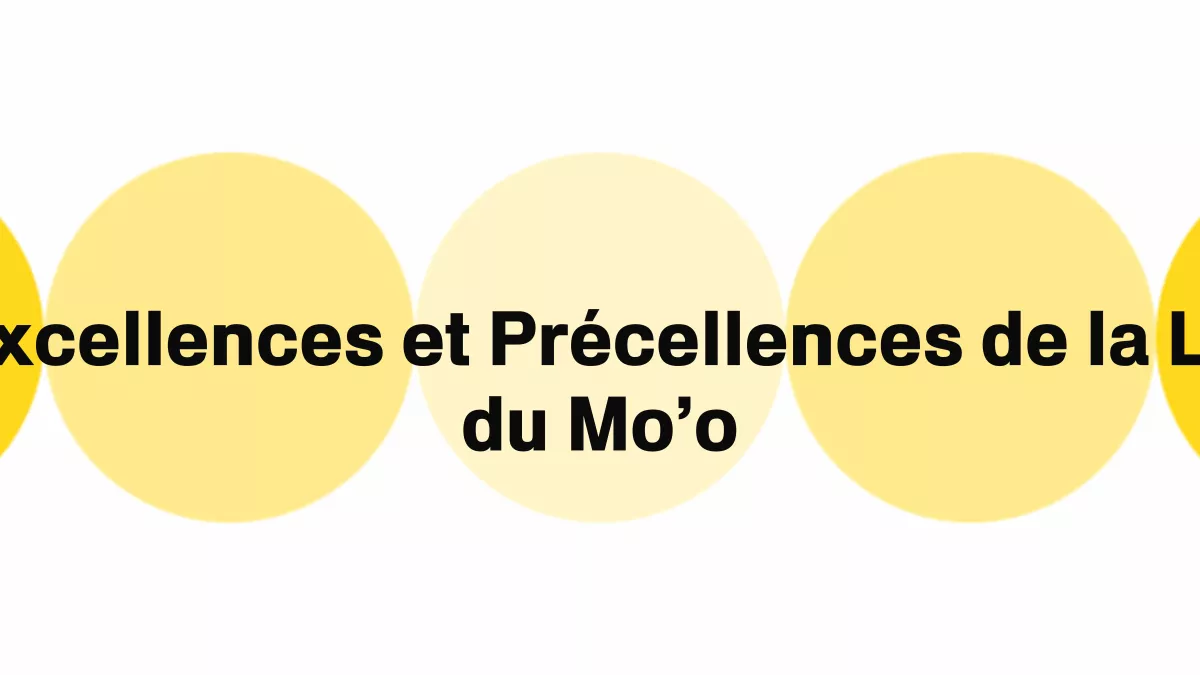 Excellences et précellences de la lecture du Moo Excellences et précellences de la lecture du Moo