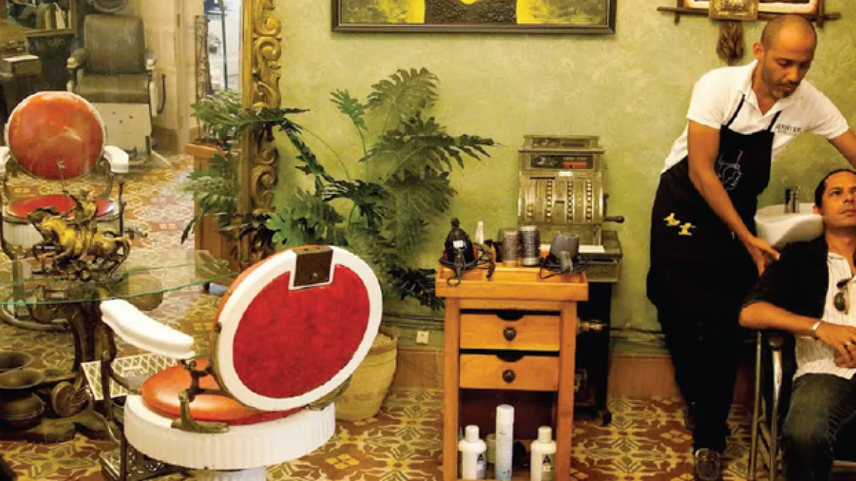 barbier à Cuba barbier à Cuba